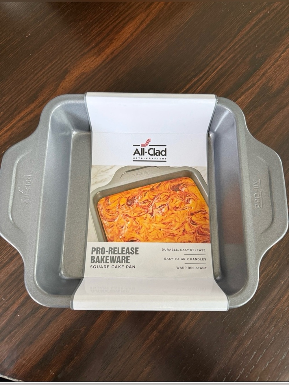 All-Clad Silver Pro-Release Bakeware Square Cake Pan - Silver